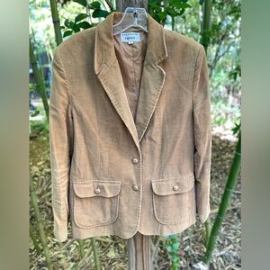 Vintage Farrer tan courduroy Blazer